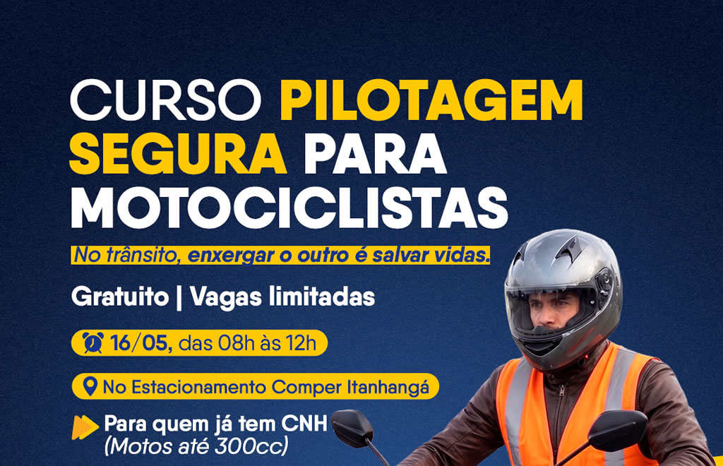 Agetran abre inscrições para curso de pilotagem segura em Campo Grande