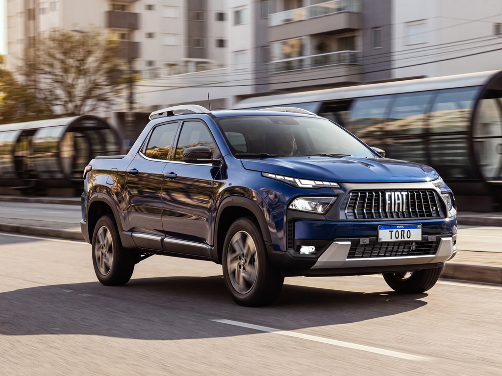 Tecnologia híbrida-leve chega à Fiat Toro 2027