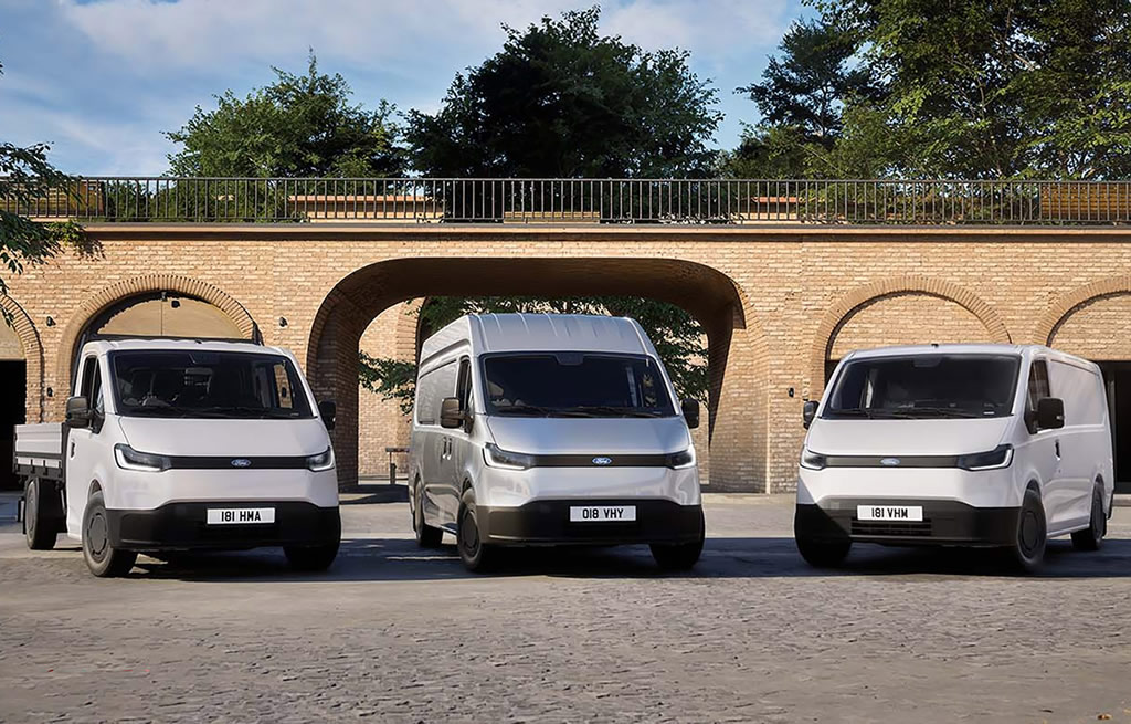 Ford revela as três versões da Transit City elétrica para o Brasil